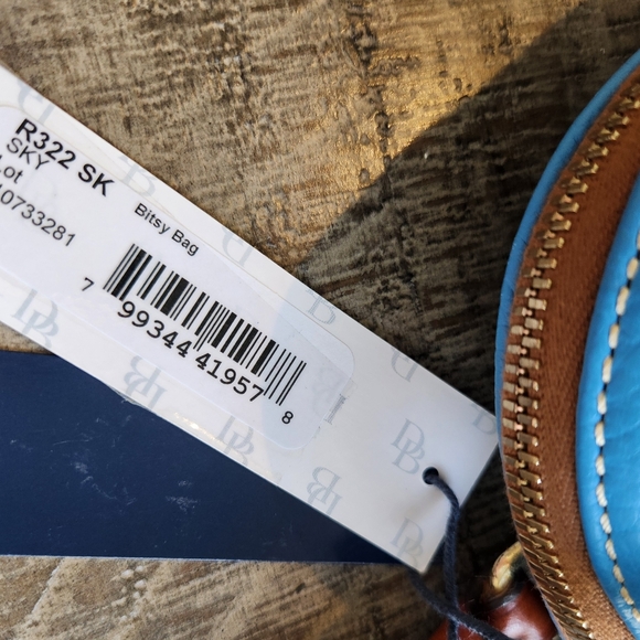 New With Tags! Gorgeous blue convertible Dooney & Bourke bag! Stunning color. - Picture 8 of 16